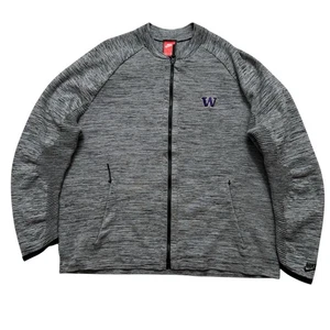 Nike Tech Pack Chaqueta Tejida Para Hombres 2XL Washington Huskies NCAA Cremallera Completa Gris - Imagen 1 de 8