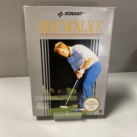 Jeu Nintendo NES Jack Nicklaus Golf PAL FR Sans Cale Polystyr&egrave;ne