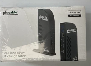 Station d'accueil triple moniteur USB-C enfichable - Neuve - Scellée - Photo 1/4