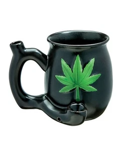 Fashioncraft Small Deluxe Mug - Green Leaf - Picture 1 of 1