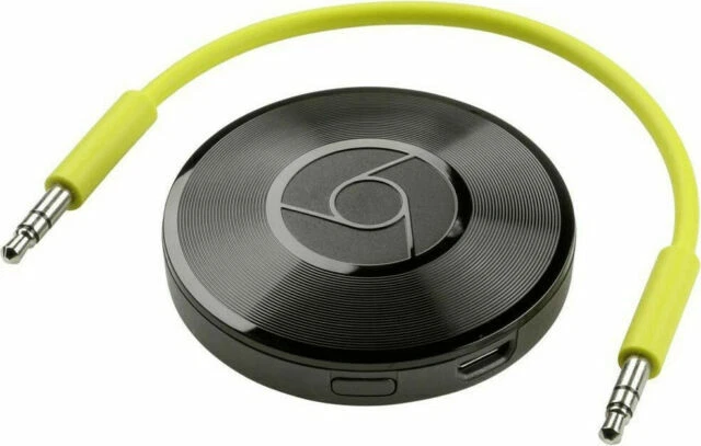 Google Chromecast Audio Passerelle Média Streaming - Noire