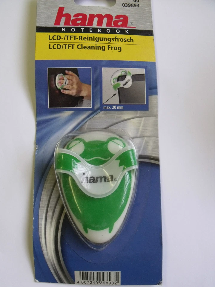 Hama 39893 LCd TFT Sat Nav Cleaning Frog Cloth - Image 1 of 1