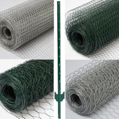 NIEDERBERG METALL Maschendrahtzaun 25m Zaun Volierendraht Verzinkt Drahtgitter Sechseckgeflecht