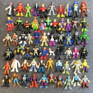Zufällige 6x Imaginext Figuren DC Comics Jurassic Park Arbeiter tolles Abenteuerspielzeug - Bild 1 von 6