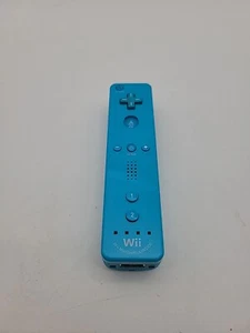 Nintendo Wii Controller OEM Official Remote Control, Blue Wii Motion Plus Inside - Picture 1 of 4
