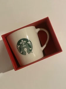 Starbucks Holiday Mini tazza espresso 3 fl oz / 89 ml nuova in scatola originale - Foto 1 di 3