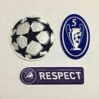 UEFA Champions League Star Ball Arm Patch + BOH 5 + Respect Badge Football