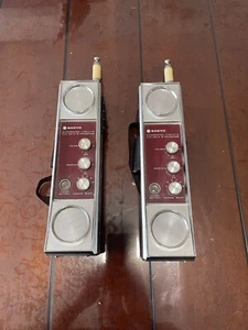 VINTAGE 2er SET SANYO Hand-Transceiver Walkie-Talkie TA-395 FUNKTIONSFÄHIG - Bild 1 von 8