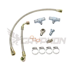 Turbo Water Line Kit for Toyota Land Cruiser 75 80 100 105 1HZ Garrett GT28R - Picture 1 of 2