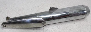 2014 MOTO GUZZI V7 CLASSIC LEFT EXHAUST PIPE MUFFLER SLIP ON CAN SILENCER - Picture 1 of 9