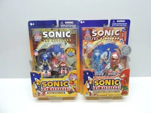 Sonic The Hedgehog Comic Book Action Figures 3" SEGA Jazwares L29 - Picture 1 of 15