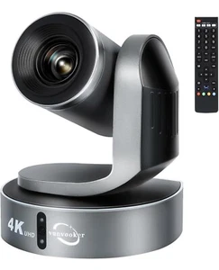 Cámara de sala de conferencias 4K, cámara PTZ 20X zoom óptico gran angular con IP... - Imagen 1 de 11