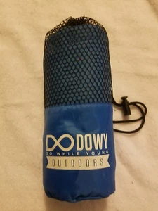 Dowy Outdoors Ultra Compact Quick Dry Travel Towel Blue 29x51 - Picture 1 of 2