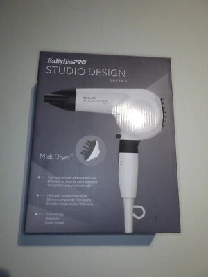 BaBylissPRO Studio Design Series Midi 1000 Watt Compact Hair Dryer, Hair Styling - Image 1 of 4