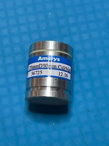 CsI(Na) 25x30 mm Amcrys Scintillation Crystal Detector NEW Scintillator clear - Picture 1 of 8