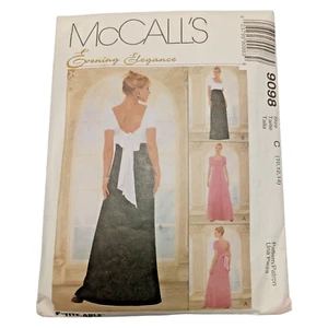 McCalls Evening Elegance 9098 Size 10-12-14 Misses Lined Dress 1997 - Picture 1 of 6