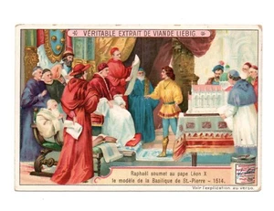 Kitschbild Liebig. Raffael Legt Zur Papst Léon X - Picture 1 of 2