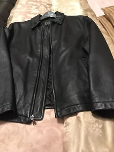 Jos A Bank Herren schwarze weiche Lammlederjacke - Signature Collection Größe M - Bild 1 von 12