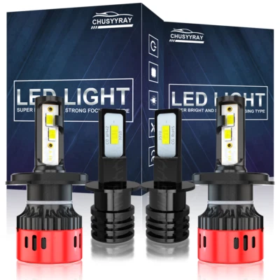 Combo 4 piezas para Infiniti Q45 1997 1998 6000K Led Faro Hi/Lo + Bombillas de Niebla Foto 1 de 4