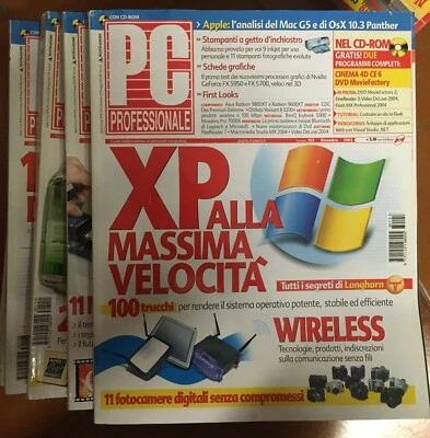 PC PROFESSIONALE N.144-153 (no 150) mensile - Mondadori - Anno 2003 - CD inclusi - Immagine 1 di 4