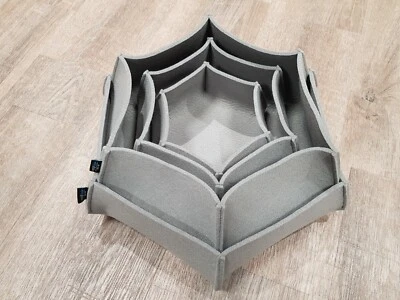 FILZKÖRBCHEN „Sechseck“ Filz Korb Körbchen Deko Aufbewahrung 20 Farben 4 Größen - Bild 1 von 3