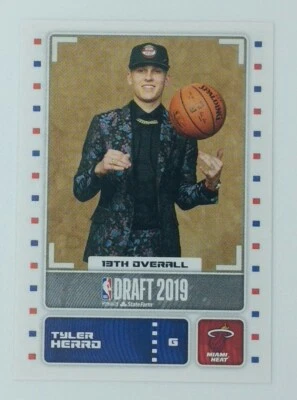 2019-20 Panini NBA Sticker Draft 2019 Mini Tyler Herro Rookie RC #91, Heat - Image 1 of 3