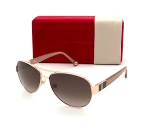 CAROLINA HERRERA HER0135 DDB Gold Copper / Brown Gradient 59mm Sunglasses - Picture 1 of 4
