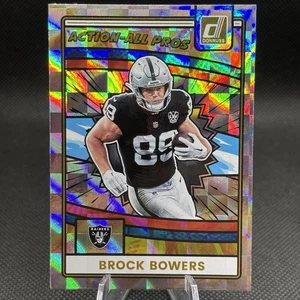 Brock Bowers 2025 Panini Donruss Action-All Pros #AAP-BBO Las Vegas Raiders - Picture 1 of 2
