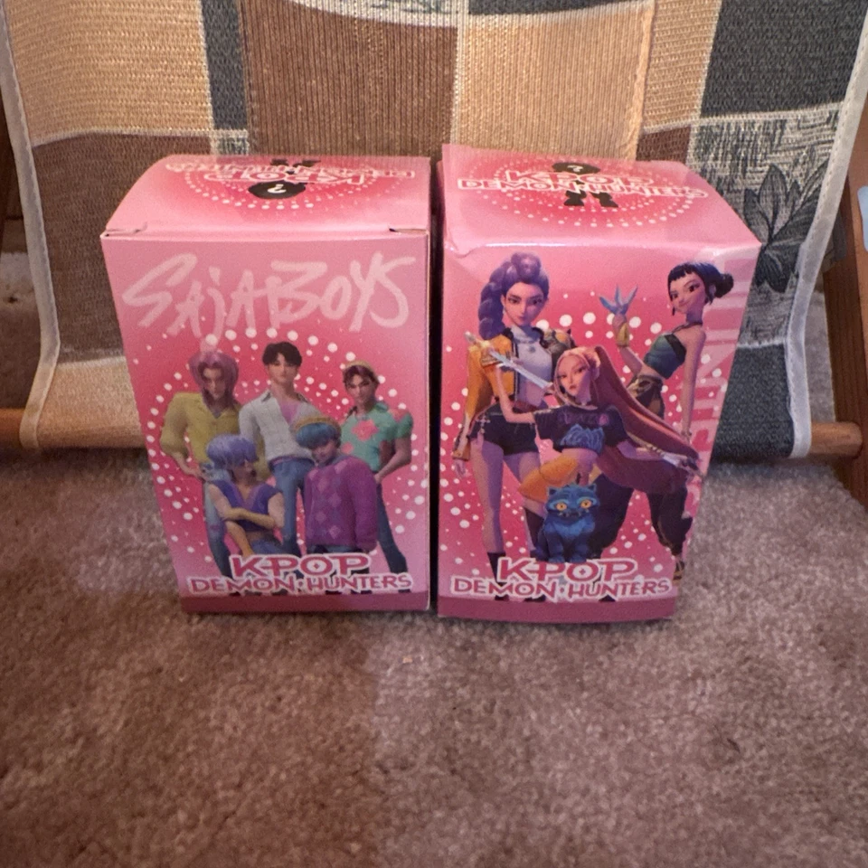 K-Pop 恶魔猎人盲盒 Rumi Mira Zoey 惊喜娃娃或 Saja 男孩 — 第 1/3 张图片