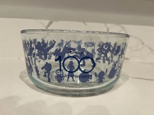Pyrex Disney 100 Years of Wonder 4-Cup Glass Food Storage Bowl - 6" W x 3” H - Picture 1 of 3