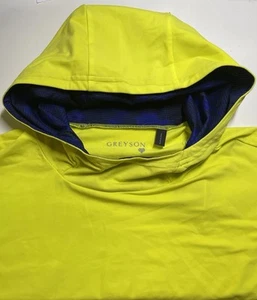 Greyson Cokato Sport leichter Hoodie Pullover XXL gelb radium neu mit Etikett $ 188 MFA22K74D - Bild 1 von 11