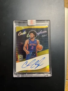 Colores Panini Spectra Cade Cunningham 2022-23 dorado/3 automático B1 - Imagen 1 de 2