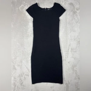 Alice + Olivia Employed 100% Fine Merino Wool Cap Sleeve Sheath Dress Size XS - Picture 1 of 16