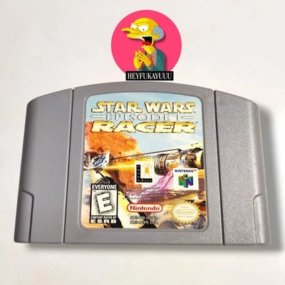 N64 Star Wars Episode 1 Racer (Authentic Game Cartridge) - Tested - Image 1 of 4
