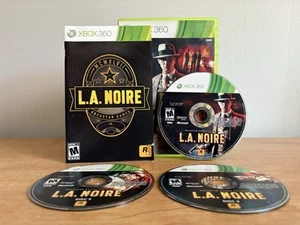 L.A. Noire (Microsoft Xbox 360) 3-Disc Complete - CIB w/manual - Tested Working - Picture 1 of 3