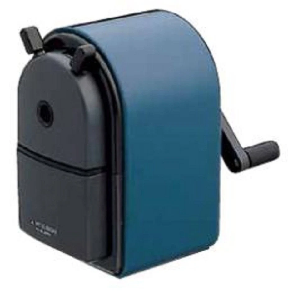Uni Mitsubishi Hand Crank Pencil Sharpener Kh-20 Blue Desk Sharp IMPORT Japan
