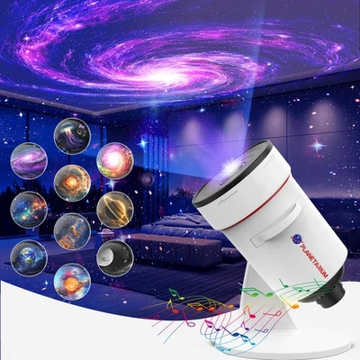LED Galaxy Projector Starry Night Light Sky Star Party Lamp Planetarium Room US - Image 1 of 4