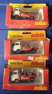Lot Of 3 Solido Toner Gam No 2006 Depanneuse Savien Tow Trucks  - Picture 1 of 9