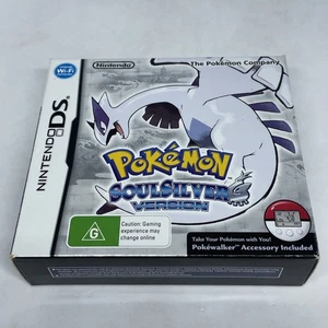 Pokemon Soul Silver Version Nintendo DS - No Pokewalker - Box And Manual Inc. - Picture 1 of 15