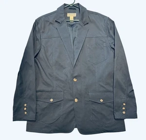 Duluth Trading Co Blazer Men's XL Navy Blue Jacket Coat Nylon Stretch - Picture 1 of 5