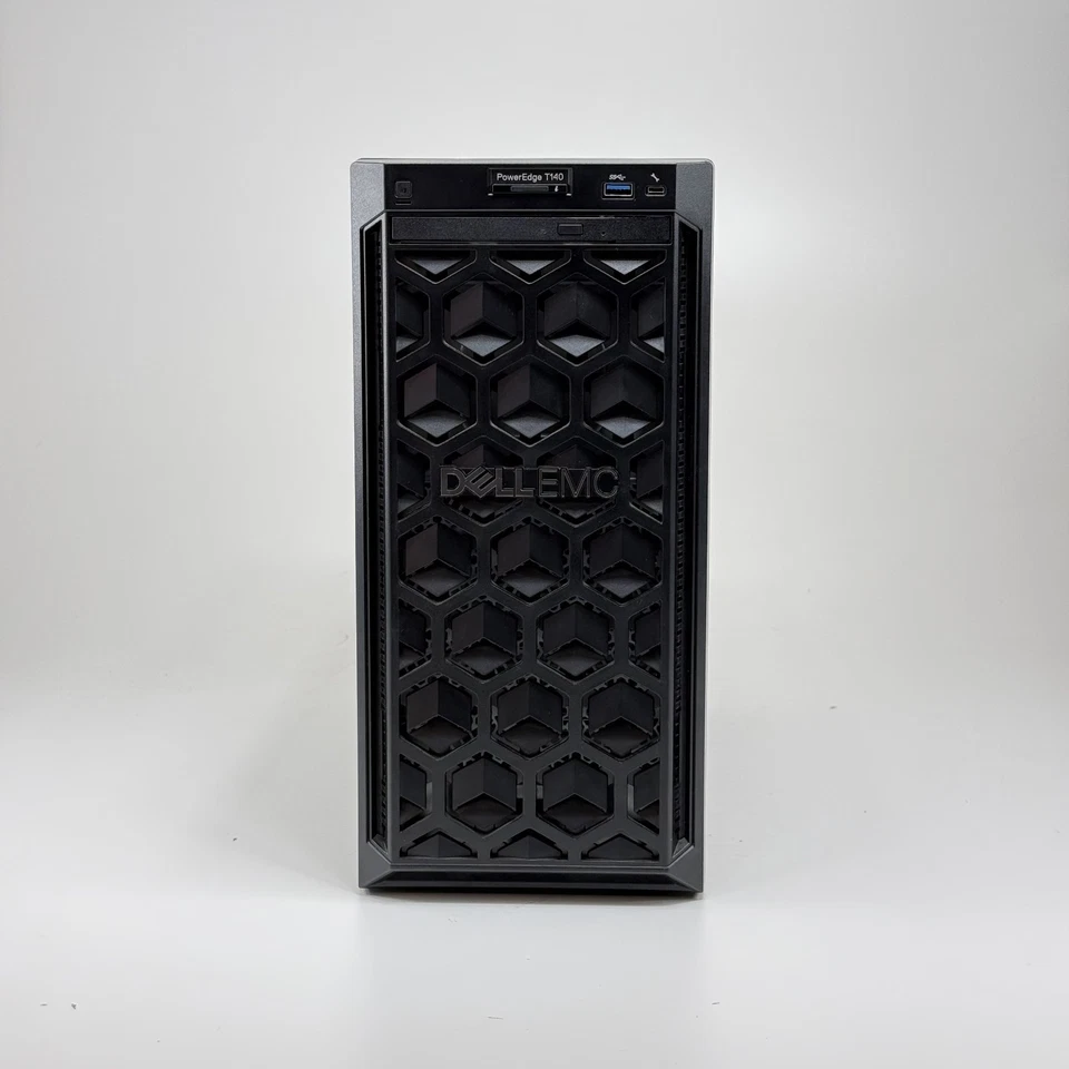 Dell EMC T140 Tower Xeon E-2224 3.4GHz, 16GB DDR4-2666 ECC, Black, 120G SSD - Image 1 of 4