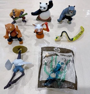 McDonald's Happy Meal Toys 2008 Kung Fu Panda Figurines Full Set Of 8 - Picture 1 of 3