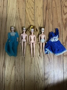Lot 4 VTG 1970 TOPPER DAWN & FRIENDS Dolls Figures Dress Shoe Accessories - Picture 1 of 24