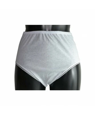 FONTANA CALZE E INTIMO 6 Pezzi di slip donna Maxi modello Culotta in cotone 100% 100
