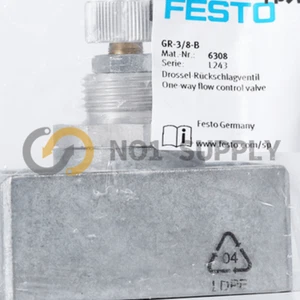 1PZ NUOVA FESTO GR-3/8-B 6308 Valvola a farfalla singola - Foto 1 di 8
