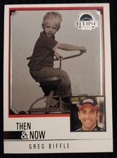 Greg Biffle NASCAR Card Press Pass Eclipse 2006 Then & Now