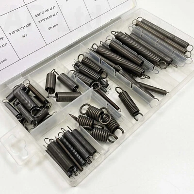 TOOLZONE Spring Set Extension Tension Expansion Compressed Springs 54pc Coil Springs