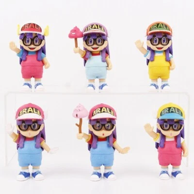 Lot 6 figurines ARALE 10 cm PVC Collection animé manga japonais Dr Slump - Imagen 1 de 3
