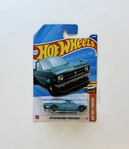 2025 Hot Wheels 1975 Datsun Sunny Truck (B120) Long Card HW HOT TRUCKS No 93 - Picture 1 of 2