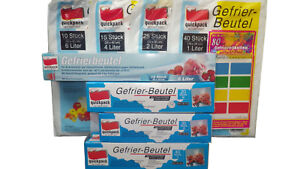 Gefrierbeutel 1-8 Liter,Allzweckbeutel,Gefrieretiketten,kein Vakuumbeutel,Tüten